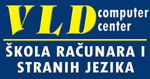 VLD škola računara i engleskog jezika - logo