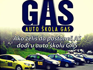 Gas – auto škola | Logo