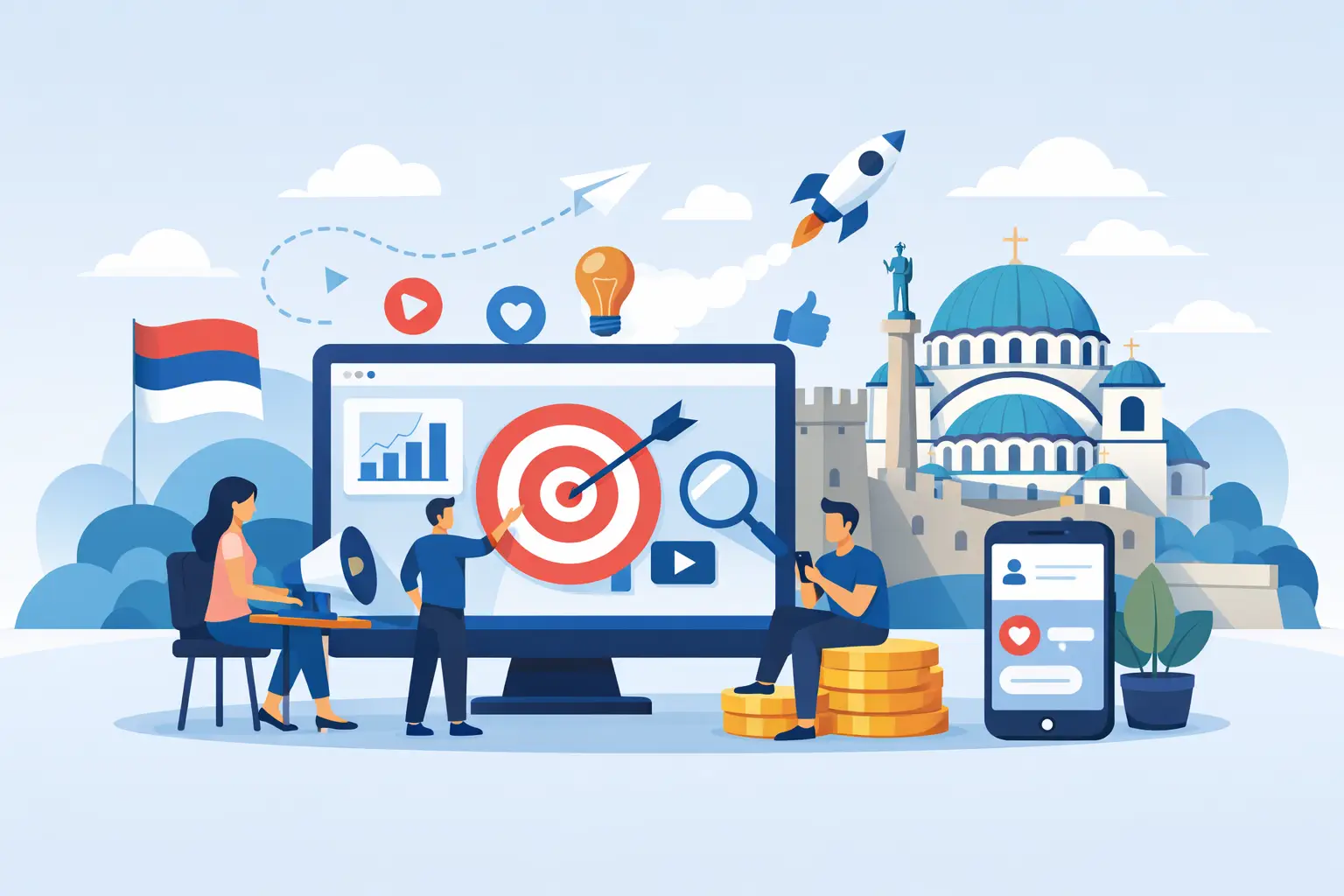Kurs digitalnog marketinga u Srbiji | Logo
